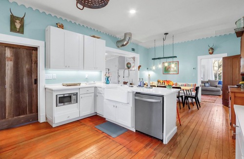 Johnson City House | Hill Country Ranch with Pool, Bunkhouse, Pickleball & Sunset Views