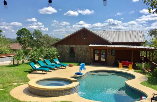 Bastrop House | Hill Top Retreat with Heated Pool/Hot Tub Stunning views and Massive Game room!