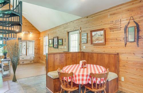 Defiance House | Hillside Cabin on 43 Acres w/Private Lake & View!