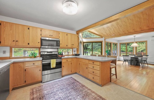 Tyringham House | Hillside Haven with Hot Tub & Fire Pit