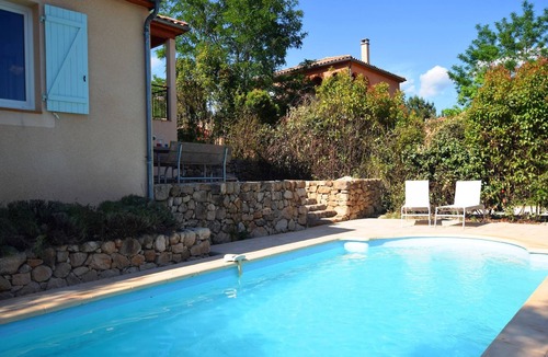 Joyeuse Villa | Hillside Villa with Pool, Joyeuse