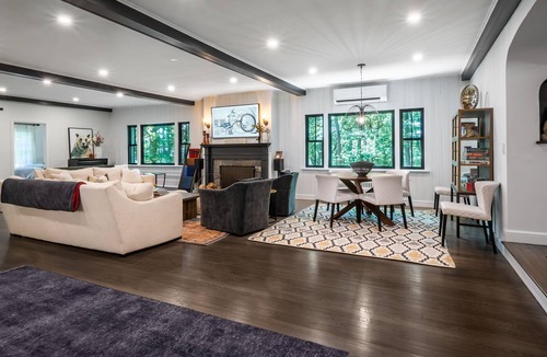 Hurley House | Hilltop Hideaway w/pool & EV Charger in a private wooded setting