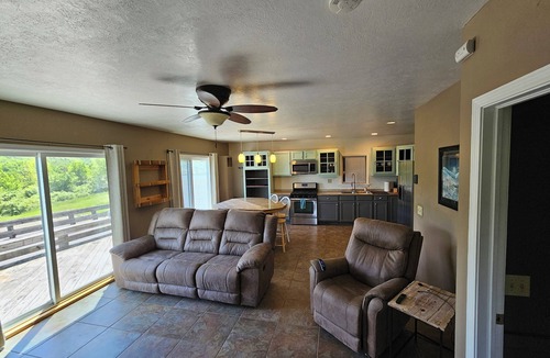 Swain Apartment | Hilltop Overlook with sweeping views, private entrance. Cozy interior