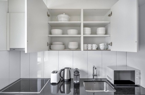 Altstetten Apartment | Hip Altstetten 1.5 Room w/Storage & W/D, nr Local Market, by Blueground