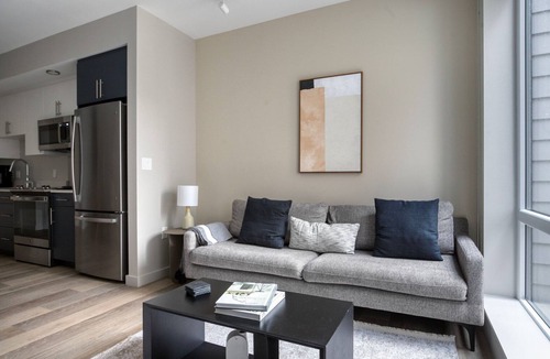 Boston Apartment | Hip Brighton Jr 1BR w/Gym & In-Unit W/D, on the River, by Blueground