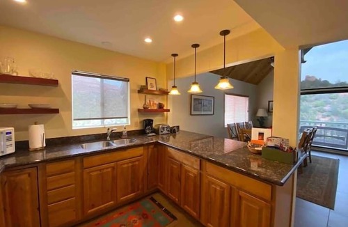 Uptown Sedona House | Historic A-Frame Panoramic Red Rock Views!