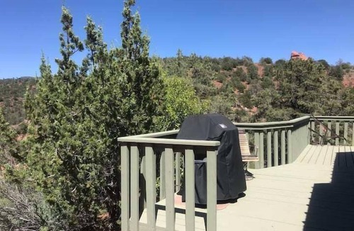 Uptown Sedona House | Historic A-Frame Panoramic Red Rock Views!