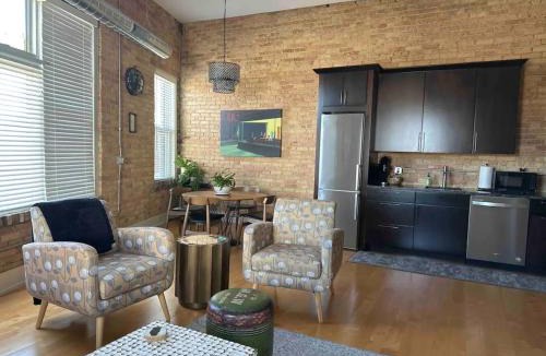 Benton Harbor Apartment | Historic Arts District Gastro Loft
