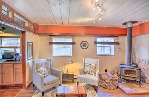 Jefferson House | Historic Catskills Barn on Private Land: Fire Pit, Views, Near Stamford
