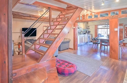 Jefferson House | Historic Catskills Barn on Private Land: Fire Pit, Views, Near Stamford