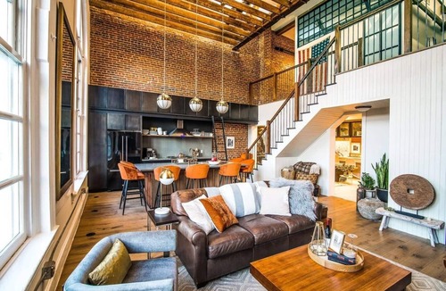 Shaw Condo | Historic DC Firehouse Penthouse Loft