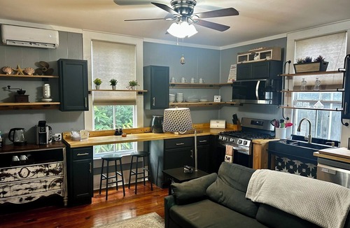 Historic District Apartment | Historic Downtown Apt with hot tub-walk downtown