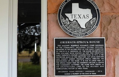 Fort Davis House | Historic Home Fort Davis, TX in the boulders.