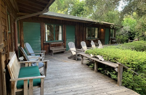 Inverness House | Historic Inverness Retreat with Tennis Court near Point Reyes