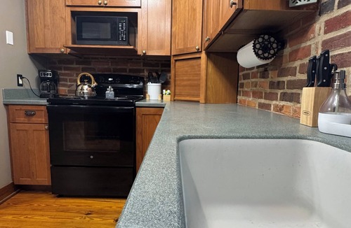 Mattoon House | Historic, loft house with rustic charm meets modern day comfort