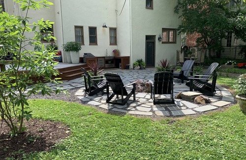 Cherokee Triangle House | Historic Mansion-Modern Amenities, Sauna, Fire Pit, Hot Tub, Deck, Walk to Dine