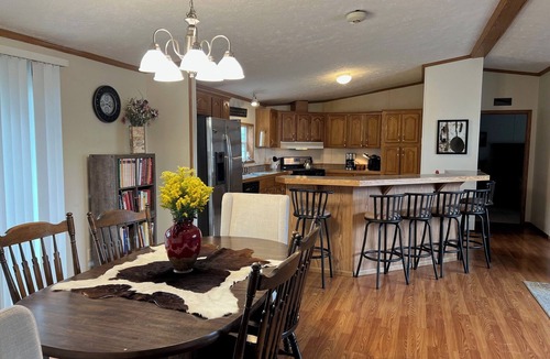Paxico House | Historic Paxico Retreat: Railside Views, Mill Creek Access & 31 Acres