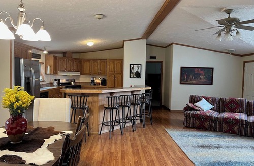 Paxico House | Historic Paxico Retreat: Railside Views, Mill Creek Access & 31 Acres