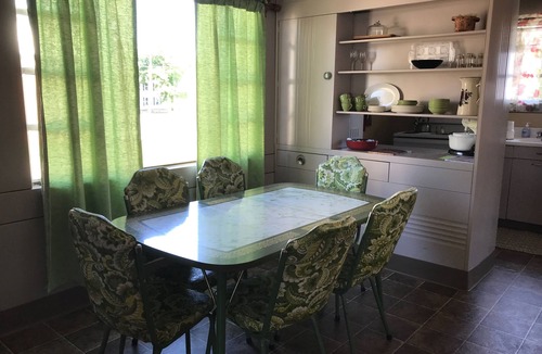 Mount Vernon House | Historic PostWar Lustron House ADA Accessible Ramped Sidewalk