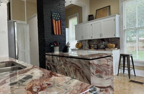 Seguin House | Historic & Spacious Historic Home w AC, WiFi in Seguin, Pool & Outdoor Game Room