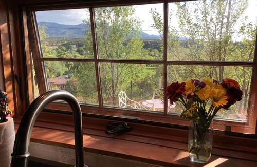 Taos House | Historic Taos Adobe Overlooking Lush Valley