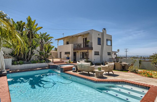 Point Loma Heights Villa | Historic Villa, Blocks from the Beach, Ocean Views