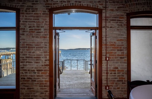 Port Townsend Historic District Apartment | Historic Water View Room overlooking The Bay with private balcony