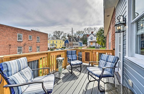 Danville House | Historic 'Watson' Brick House w/Private Deck!