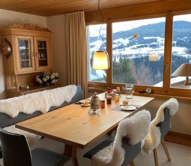 Tavanasa Apartment | Hoch über dem Rheintal