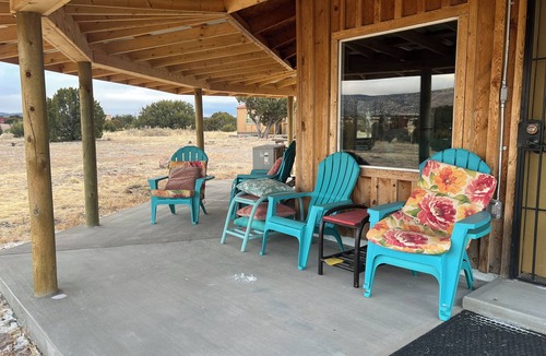 Magdalena Cottage | Hogan and bunkhouse on 10 acres with privacy and beautiful mountain views.