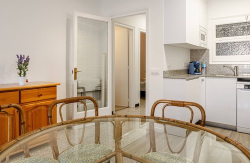 Palamos Apartment | Holiday Apartment "Aubi" with open terrace-balcony and an indoor terrace.