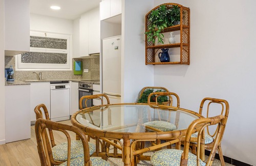 Palamos Apartment | Holiday Apartment "Aubi" with open terrace-balcony and an indoor terrace.