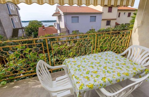 Medulin Apartment | Holiday apartment mit Balkon und Meerblick