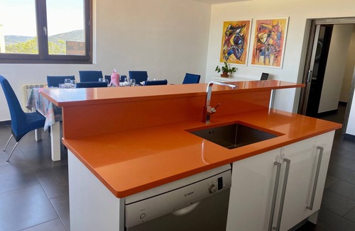 Penarroya de Tastavins House | Holiday Home 'Casacastillo28' with Mountain View, Wi-Fi and Air Conditioning