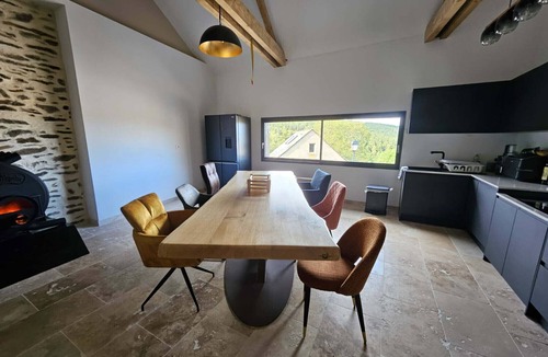 Mas-d'Orcieres House | Holiday Home 'L'étable Mont Lozere' with Mountain View and Private Garden