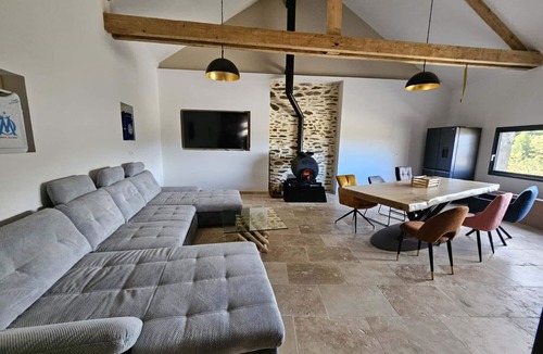 Mas-d'Orcieres House | Holiday Home 'L'étable Mont Lozere' with Mountain View and Private Garden