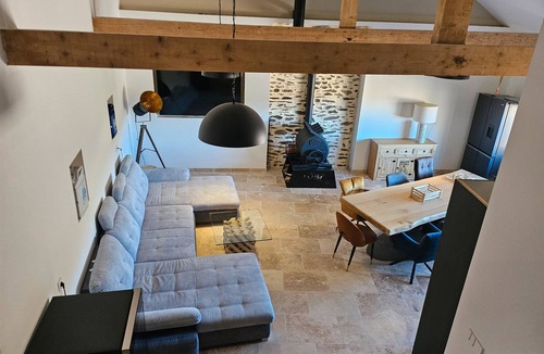 Mas-d'Orcieres House | Holiday Home 'L'étable Mont Lozere' with Mountain View and Private Garden