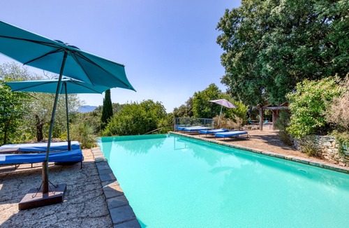 Notre-Dame-de-Londres House | Holiday Home 'Mas Grand Bosc Micocouliers' with Shared Pool, Private Terrace and Wi-Fi