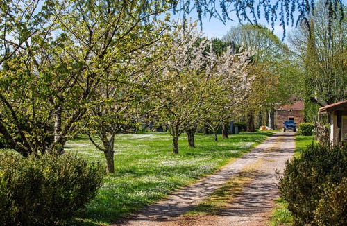 Saint-Georges House | Holiday Home 'Gite Coeur Des Ondes - Coquelicot' with Private Terrace and Shared Garden