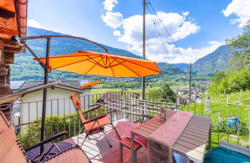 Malvaglia-dagro House | Holiday home "Malvaglia" with mountain and valley views
