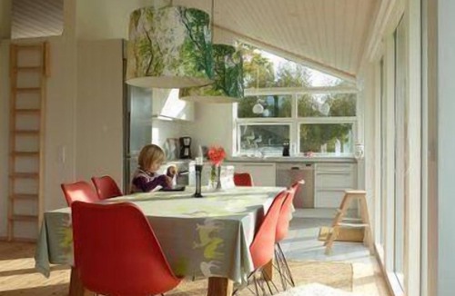 Haarby House | Holiday home "Skovkrogen" with a view of the water