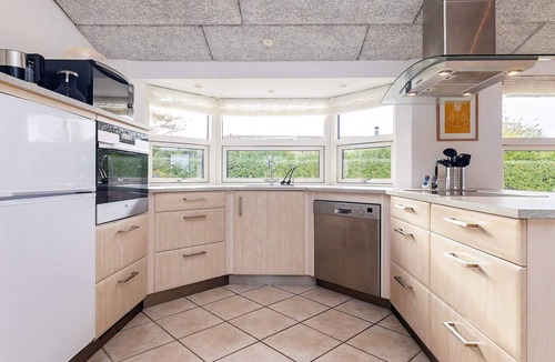 Skastrup Strand House | Holiday home with Baring Vig view