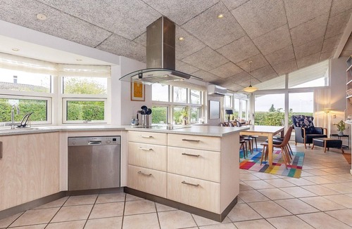 Skastrup Strand House | Holiday home with Baring Vig view