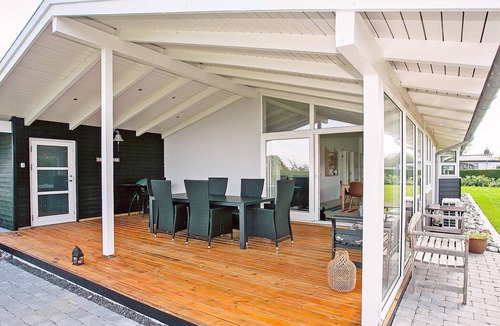 Skastrup Strand House | Holiday home with Baring Vig view