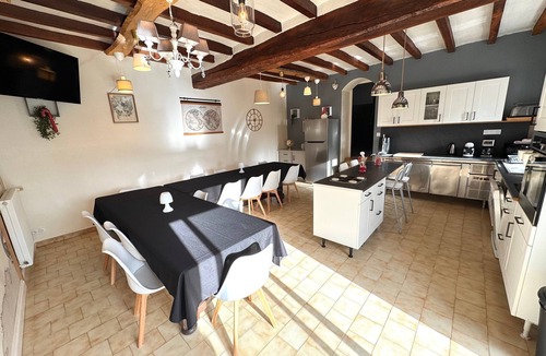 Restigne House | Holiday Home with Indoor Pool, Hot Tub, and Petanque Court