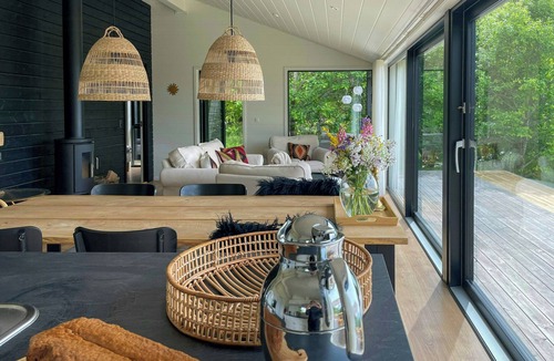 Knebel House | Holiday home with panoramic view of Aarhus Bay