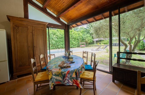 Jaujac House | Holiday Home with Park, Private Pool, Wi-Fi, and Air Conditioning in Jaujac