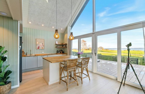 Hesselager House | Holiday home with sea view near Hesselager