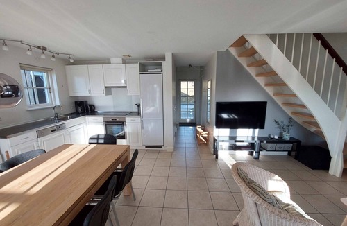Gjern House | Holiday home with spa and sauna close to nature
