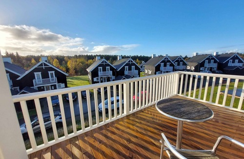Gjern House | Holiday home with spa and sauna close to nature